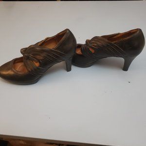 Clarks Indigo Loyal Heart Blue Buckle Shoes